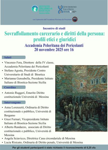Sovraffollamento carcerario e diritti della persona